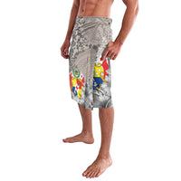 Tonga Culture Lavalava Ngatu Pattern and Blooming Hibiscus LT03 - Polynesian Pride