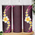 Polynesian Hibiscus and Plumeria with Tapa Pattern Skinny Tumbler Pink Color