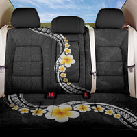 Pacific Hibiscus and Plumeria with Tapa Pattern Back Car Seat Cover Black Color LT03 One Size Black - Polynesian Pride
