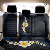 Pacific Hibiscus and Plumeria with Tapa Pattern Back Car Seat Cover Dark Blue Color LT03 - Polynesian Pride