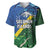 Solomon Islands Polynesian Tribal Shark and Crocodile Baseball Jersey