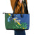 Solomon Islands Polynesian Tribal Shark and Crocodile Leather Tote Bag