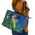 Solomon Islands Polynesian Tribal Shark and Crocodile Leather Tote Bag