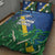 Solomon Islands Polynesian Tribal Shark and Crocodile Quilt Bed Set