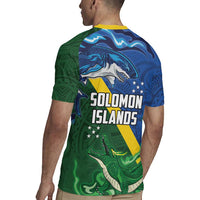 Solomon Islands Polynesian Tribal Shark and Crocodile Rugby Jersey