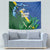 Solomon Islands Polynesian Tribal Shark and Crocodile Tapestry