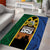 Solomon Islands Remembrance Day Area Rug Lest We Forget and Polynesian Tattoo Pattern