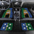 Solomon Islands Remembrance Day Car Mats Lest We Forget and Polynesian Tattoo Pattern