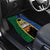 Solomon Islands Remembrance Day Car Mats Lest We Forget and Polynesian Tattoo Pattern