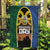 Solomon Islands Remembrance Day Garden Flag Lest We Forget and Polynesian Tattoo Pattern