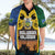 Solomon Islands Remembrance Day Hawaiian Shirt Lest We Forget and Polynesian Tattoo Pattern