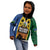 Solomon Islands Remembrance Day Kid Hoodie Lest We Forget and Polynesian Tattoo Pattern