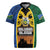 Solomon Islands Remembrance Day Rugby Jersey Lest We Forget and Polynesian Tattoo Pattern