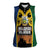 Solomon Islands Remembrance Day Women Sleeveless Polo Shirt Lest We Forget and Polynesian Tattoo Pattern