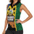 Solomon Islands Remembrance Day Women Sleeveless Polo Shirt Lest We Forget and Polynesian Tattoo Pattern