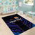 Personalised Tahiti Triathlon Polynesian Pattern Area Rug