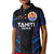 Personalised Tahiti Triathlon Polynesian Pattern Kid Polo Shirt