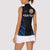 Personalised Tahiti Triathlon Polynesian Pattern Women Sleeveless Polo Shirt