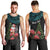 Personalized New Zealand Christmas Men Tank Top Maori Santa Pikorua and Pohutukawa Meri Kirihimete LT03 - Polynesian Pride