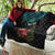 Personalized New Zealand Christmas Quilt Maori Santa Pikorua and Pohutukawa Meri Kirihimete LT03 - Polynesian Pride