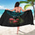 Personalized New Zealand Christmas Sarong Maori Santa Pikorua and Pohutukawa Meri Kirihimete LT03 - Polynesian Pride