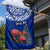 Personalized New Zealand Christmas Garden Flag Maori Santa Pikorua and Pohutukawa Meri Kirihimete Blue LT03 - Polynesian Pride