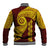 Tonga High School Baseball Jacket Traditional Ngatu and Polynesian Pattern LT03 - Polynesian Pride