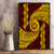 Tonga High School Canvas Wall Art Traditional Ngatu and Polynesian Pattern LT03 - Polynesian Pride