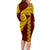 Tonga High School Family Matching Long Sleeve Bodycon Dress and Hawaiian Shirt Traditional Ngatu and Polynesian Pattern LT03 - Polynesian Pride