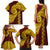 Tonga High School Family Matching Tank Maxi Dress and Hawaiian Shirt Traditional Ngatu and Polynesian Pattern LT03 - Polynesian Pride