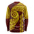 Tonga High School Long Sleeve Shirt Traditional Ngatu and Polynesian Pattern LT03 - Polynesian Pride