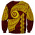 Tonga High School Sweatshirt Traditional Ngatu and Polynesian Pattern LT03 - Polynesian Pride