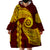 Tonga High School Wearable Blanket Hoodie Traditional Ngatu and Polynesian Pattern LT03 - Polynesian Pride