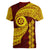 Tonga High School Women V Neck T Shirt Traditional Ngatu and Polynesian Pattern LT03 - Polynesian Pride