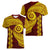 Tonga High School Women V Neck T Shirt Traditional Ngatu and Polynesian Pattern LT03 - Polynesian Pride