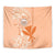 Kanaka Maoli Tropical Flowers with Kakau Tribal Tapestry Peach Fuzz Color LT03 - Polynesian Pride