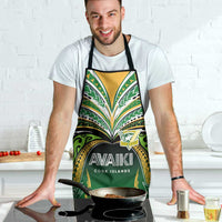 Cook Islands Rugby League Apron Avaiki Tatau Tribal Motifs Black Color - Polynesian Pride