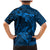 Polynesian Dolphin Valentine Day Family Matching Mermaid Dress and Hawaiian Shirt Hibiscus and Tribal Tattoo Blue Style LT03 - Polynesian Pride