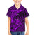 Polynesian Dolphin Valentine Day Family Matching Off Shoulder Long Sleeve Dress and Hawaiian Shirt Hibiscus and Tribal Tattoo Purple Style LT03 Son's Shirt Purple - Polynesian Pride