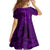 Polynesian Dolphin Valentine Day Family Matching Short Sleeve Bodycon Dress and Hawaiian Shirt Hibiscus and Tribal Tattoo Purple Style LT03 - Polynesian Pride