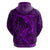 Polynesian Dolphin Valentine Day Hoodie Hibiscus and Tribal Tattoo Purple Style LT03 - Polynesian Pride