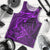 Polynesian Dolphin Valentine Day Men Tank Top Hibiscus and Tribal Tattoo Purple Style LT03 - Polynesian Pride