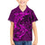 Polynesian Dolphin Valentine Day Family Matching Puletasi and Hawaiian Shirt Hibiscus and Tribal Tattoo Pink Style LT03 Son's Shirt Pink - Polynesian Pride