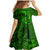 Polynesian Dolphin Valentine Day Family Matching Mermaid Dress and Hawaiian Shirt Hibiscus and Tribal Tattoo Green Style LT03 - Polynesian Pride