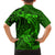 Polynesian Dolphin Valentine Day Family Matching Puletasi and Hawaiian Shirt Hibiscus and Tribal Tattoo Green Style LT03 - Polynesian Pride