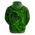 Polynesian Dolphin Valentine Day Hoodie Hibiscus and Tribal Tattoo Green Style LT03 - Polynesian Pride