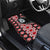 Red Taniko Motif Aotearoa Manaia and Silver Fern Car Mats