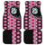 Pink Taniko Motif Aotearoa Manaia and Silver Fern Car Mats