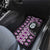 Purple Taniko Motif Aotearoa Manaia and Silver Fern Car Mats