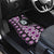 Purple Taniko Motif Aotearoa Manaia and Silver Fern Car Mats